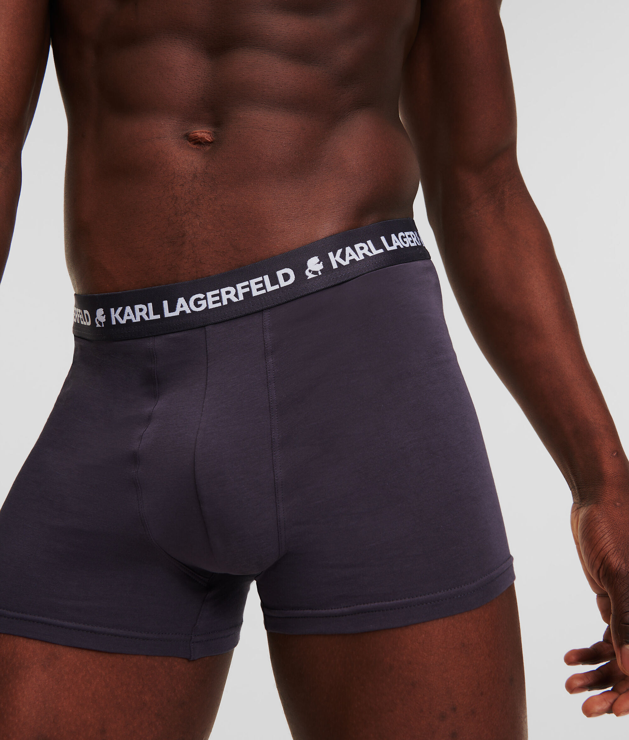 (image for) Leading MULTICOLOURED KARL LOGO TRUNKS – 3 PACK